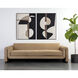 Romer Distressed Brown / Nubuck Tan Leather Sofa